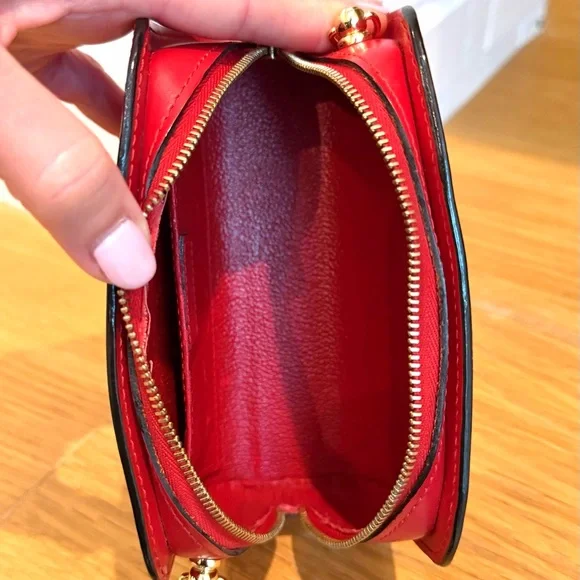 Louis Vuitton Authentic Vintage Custom Red Epi Dauphine PM Crossbody Bag - Picture 13 of 14